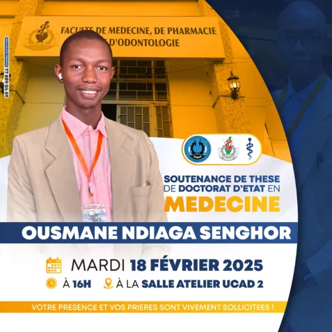 Affiche de soutenance de thèse